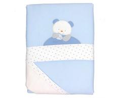 Andy & Helen 2/5012ed03 _ C piumotto Cuna Extraíble bordado, azul