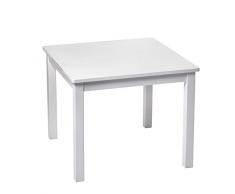 Pioupiou et Merveilles caucho Ma primera mesa para niños color blanco