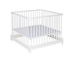 Geuther Nest 2232LB+ - Cuna para Belami, Euro-Parc y Lucilee, decoración: lunares pequeños, tamaño: 76 cm x 97 cm