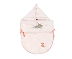 Nattou Nido de ángel, Adele y Valentine, Para Silla de Bebé y Cochecito, 70 x 44 x 2 cm, Rosa