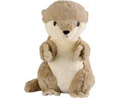 Cojín térmico Warmies Otter con relleno de lavanda de mijo extraíble, aprox. 35 cm.