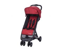 Safety 1st Teeny Cochecito ligero y compacto, Pesa solo 5,6 kg, Reclinable y Plegable con una sola mano, Silla de Paseo de viaje con bolsa de viaje includida, color Red Chic