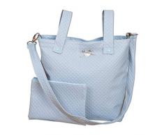 Babyline Letto - Panera con neceser, unisex, color celeste