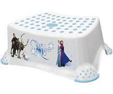 LULABI DISNEY FROZEN Taburete antideslizante para niños de Frozen, escalón, peldaño de Disney, reposapiés, muebles y accesorios para habitación infantil, estable, seguro y resistente, Blanco