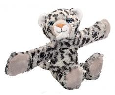 Wild Republic - Huggers, Leopardo de las Nieves peluche con brazalete de presión integrado, 20 cm (19564)