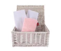 Junior Joy Moisés Basket - Juego de 2 sábanas bajeras y manta celular (certificado OEKO-Tex y fabricado en la UE)