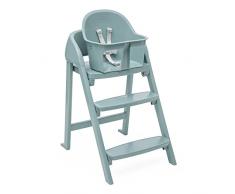 Chicco Trona Crescendo Lite, Evolutiva 3 Configuraciones, Trona Bebés, Silla Elevadora para Niños y Taburete para Adulto, de 6 Meses hasta 110 kg, Plegable, Color Verde