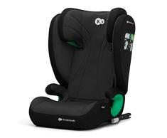 kk Kinderkraft JUNIOR FIX Silla coche Isofix, I-SIZE, Isofix, Silla coche bebé, Silla coche para niños, Sillade, Cinturón, Universal para coche, Grupo 2/3, de 15 a 36 kg, Negro