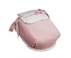 Babyline Autumn - Colcha de capazo, unisex, color rosa