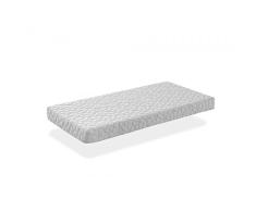 Ecus Kids Flow Materasso per Culla Colchón de Cuna, Espuma con Memoria, Blanco, 140X70
