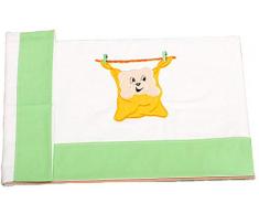 Babyline Pinzas - Juego de sábanas de mini cuna, unisex