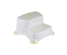 Bebeconfort Escalera de Dos peldaños, Taburete de bebé, Plataforma de baño para niños a Partir de 18 Meses, Color Blanco