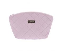 Neceser de higiene Rosy Fuentes - Neceser bebé - Cierre con Cremallera - Ideal para almacenar Accesorios - Elegante y Práctico 0-rosa empolvado
