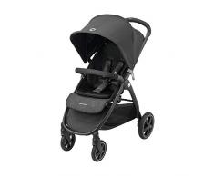 Bébé Confort GIA Nomad Black - Cochecito versátil y todoterreno, desde el nacimiento hasta los 22 Kg, color negro