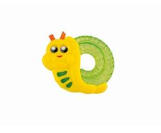 Bieco 05009518 - Mordedor para bebé con forma de caracol, con contenido de enfriamiento de agua, mordedor para bebés y niños pequeños a partir de 3M+, amarillo, 50 g