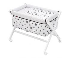 Minicuna Tijera Madera Be Universe Gris 55X87X74 Cm