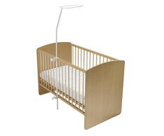 poyetmotte ajustable de cama dosel apoyo con llave