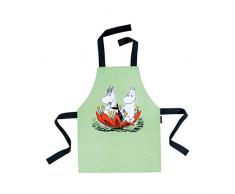 Moomin mo625bh Delantal Fácil de Limpiar, Verde