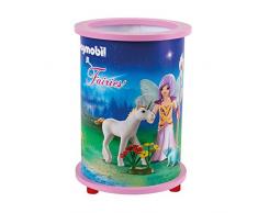 Elobra 25/15 PLAYMOBI - Lámpara de mesa Rosa, azul