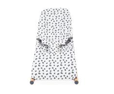 CHILDHOME; Funda compatible para silla de bebé Evolux; 100 por ciento algodón, fácil de poner; suave; Agreable al tacto; diseño de leopardo