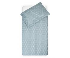 Jollein - Funda de edredón y funda de almohada (100 x 140 cm, funda de edredón y funda de almohada de 100 x 140 cm), color verde