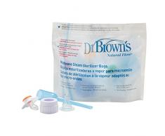 Dr. Browns 157077.2 - Bolsas para esterilización en microondas, 5 unidades