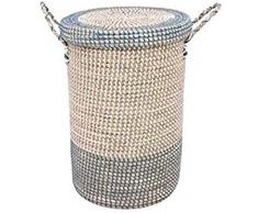 Mokee - Cesta De Esparto Para Ropa Sucia Del Bebé