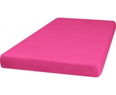 Playshoes Jersey - Protector de colchón (60 x 120 cm), Color Rosa