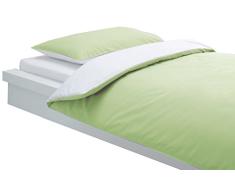 PMP Conjuntos Funda nórdica Funda de Almohada Blanco / Anis 100x140 cm