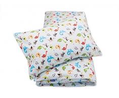 Pepi Leti 685843715290 - Juego de cama infantil, diseño de dinosaurios, multicolor