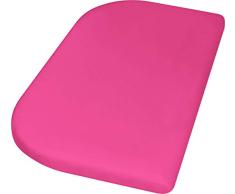 Playshoes Protector de colchón Impermeable Jersey 81 x 42 cm, Color Rosa