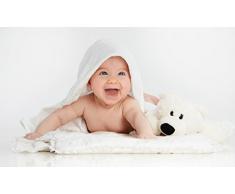 IrisanaBaby 72.IR53 - Toalla de microfibra para bebés, con capucha