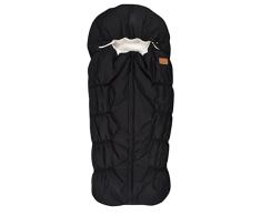 Beaba, cochecito de bebé, 100% impermeable, cortavientos, doble polar ultra caliente, TOG 6, pasaje arnés de 3 y 5 puntos, capucha cubierta, cierre cremallera, 6-24 meses, negro