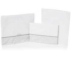 Petit Lazzari Alvin - Juego de 3 sábanas para maxicunas, 70 x 140 cm, color gris
