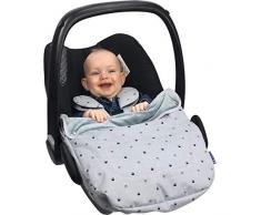 The Original dooky 126802 cobertura patas para Capazo Gris con microperlas