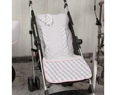 Babyline Summer - Colchoneta ligera para silla de paseo, color rosa