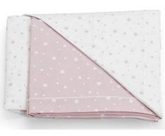 Italbaby 020.1007-001 - Juego de cuna de 3 piezas, diseño de estrellas, color rosa