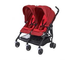 Bébé Confort DANA FOR2 Vivid Red - Silla de paseo gemelar, color rojo