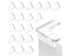 20 Piezas de protección de Esquina de Mesa, Transparente y de Alta Elasticidad, protección de Esquina de Mesa y Mueble