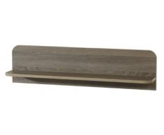 roba Baumann Estante Sascha oscuro roble 24 x 90 x 17 cm