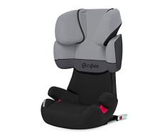 Cybex Silver Solution X-Fix Con Isofix Silla de Coche Grupo 2/3 (15-36 kg), desde aprox 3 hasta 12 Años, Gris (Cobblestone), 41x47x64 cm (Paquete de 1)