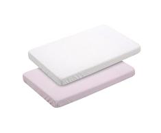 Cambrass - Bajera Minicuna Pack 2 Uds. 50x82x10 cm Vichy10 Rosa
