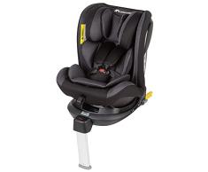 Bebeconfort EvolveFix Silla coche grupo 0 1 2 3 isofix, silla coche giratoria 360°, reclinable y evolutiva, para niños desde el nacimiento hasta los 12 años, color Night Grey