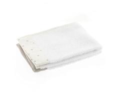 Cambrass-Set de 2 toallas rizo para bebé super absorvente con fibra de tencel-Magia Beige 25x35x1 cm