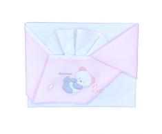 Andy & Helen 3/400d03 _ R sábana cama bordado, rosa