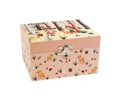 Trousselier - Ninon in Forest - Joyero musical - Regalo ideal para niñas jóvenes - Belleza durmiente - Tchaikstovy - Multicolor - 2 unidades