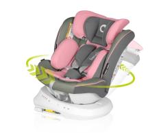 LIONELO Bastiaan One silla de coche bebe desde el nacimiento hasta los 36 kg, giratoria a 360 grados, Isofix Top Tether cinturón de seguridad de 5-puntos, Certificado TUV