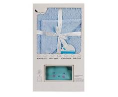 Interbaby - Manta burbuja azul con lámpara nube, unisex
