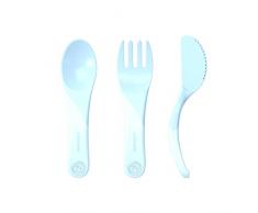 Twistshake 78200 - Cubiertos, color pastel azul