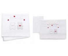 Italbaby - Kit de 4 camas Pique Friend Red – 600 g